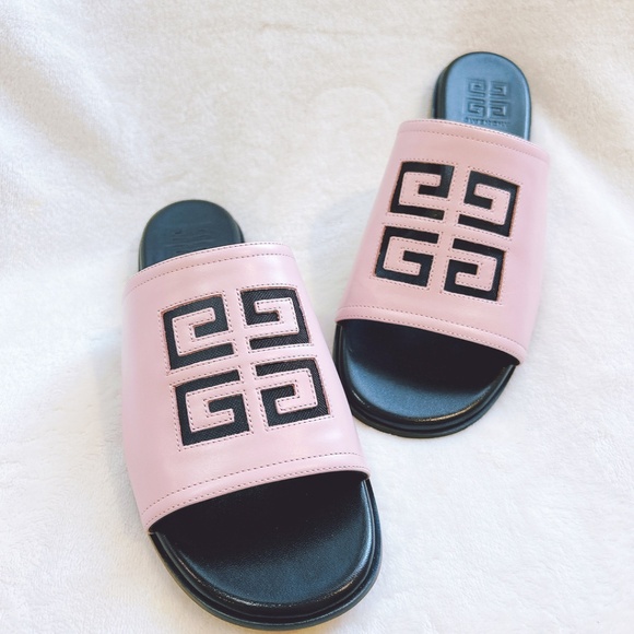 Authentic Givenchy 4G slides sandals in blush pink - Picture 2 of 5